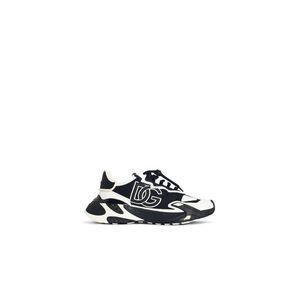 Dolce & Gabbana 'Daymaster' Black And White Leather Blend Sneakers Men